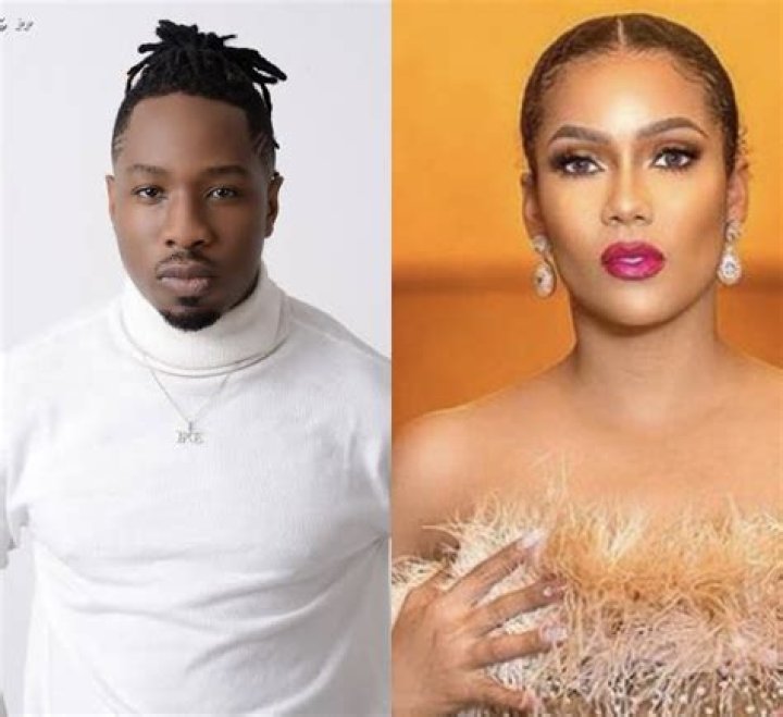 
BBNaija Stars, Whitemoney And Angel Pictured Together In Lagos 