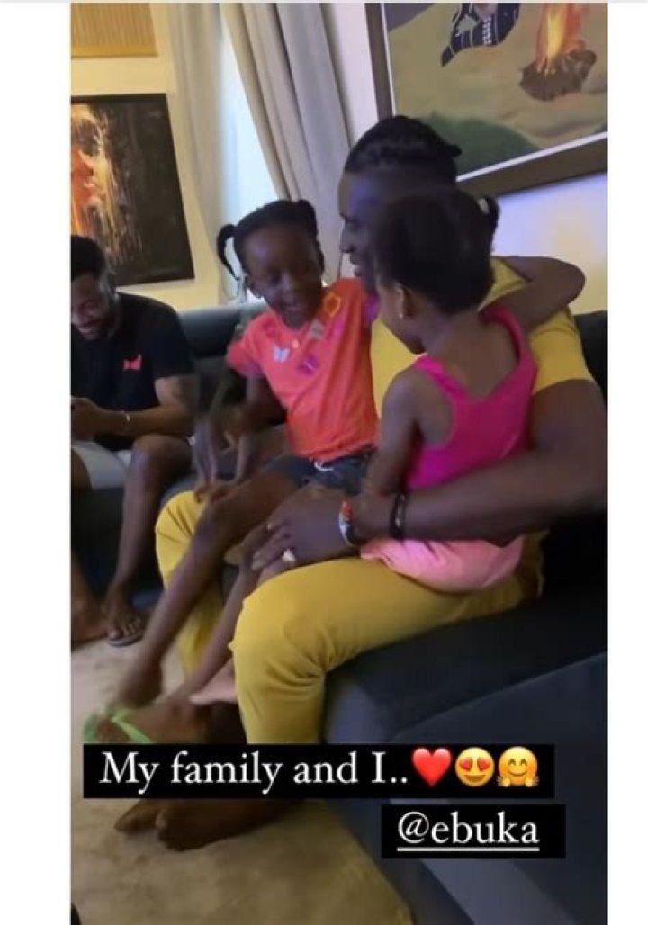 
BBNaija’s Chizzy Pays Surprise Visit To Ebuka At His Family Home 