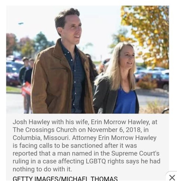 Erin Morrow Hawley Age – Josh Hawley’s Wife & Family Facts