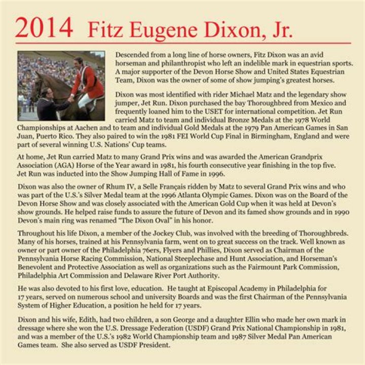 Fitz Eugene Dixon Jr.