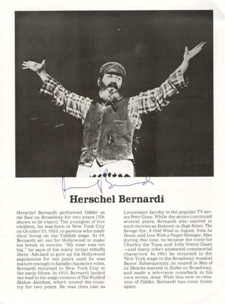 Herschel Bernardi Net Worth