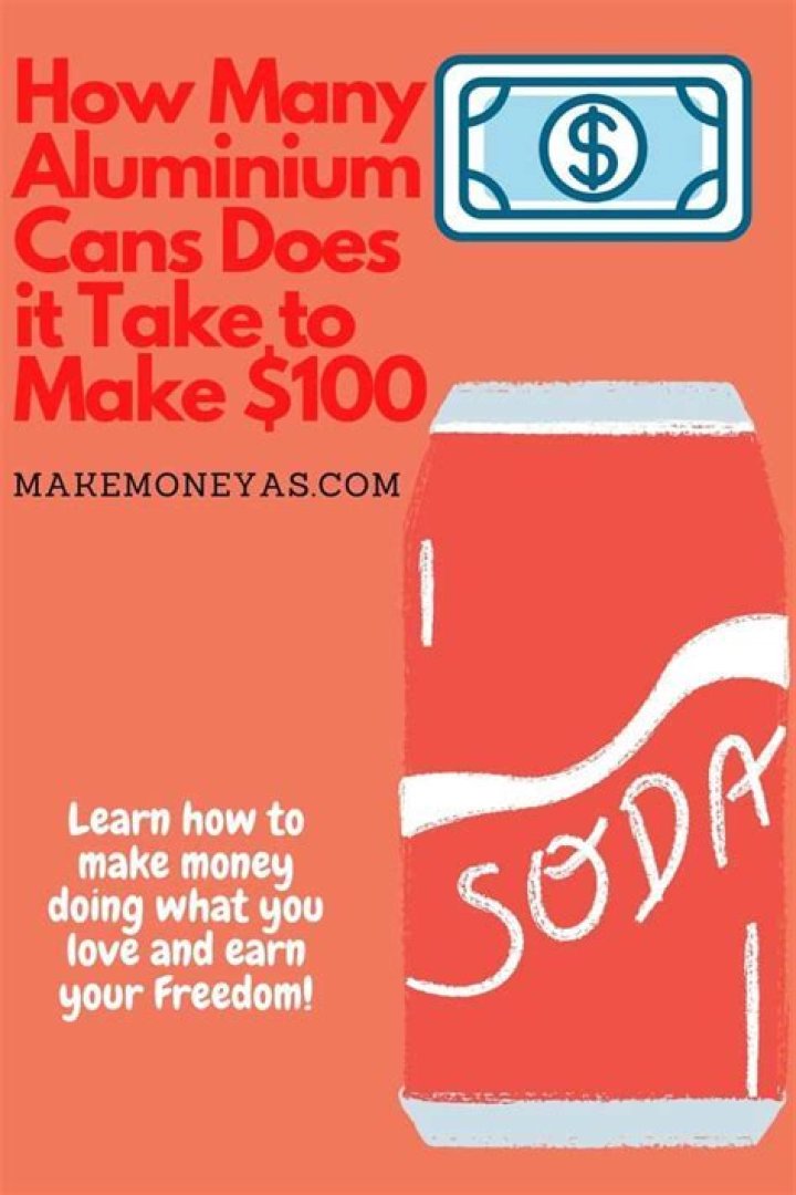 How many cans does it take to make $1000