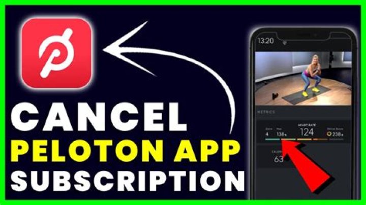 How to cancel peloton app