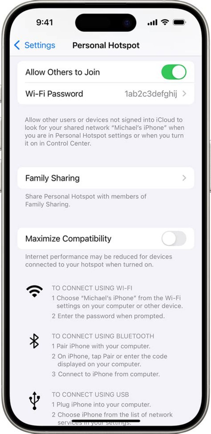 How to contact carrier for personal hotspot