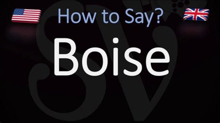 How to pronounce boise