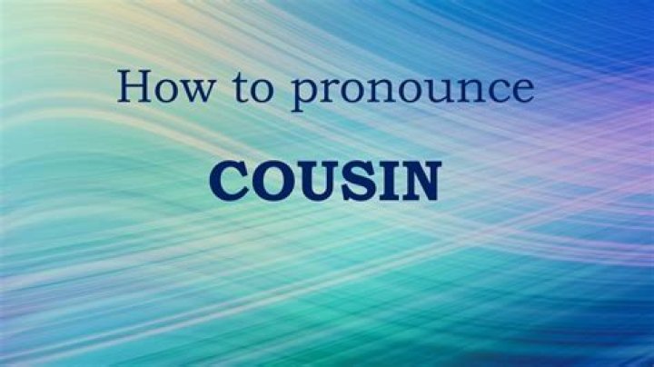 How to spell cousin