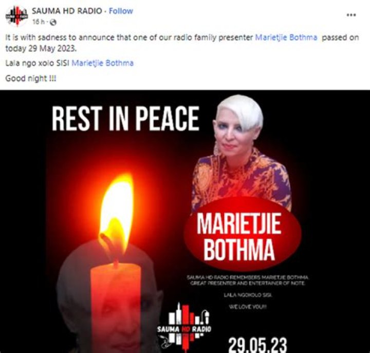 
Marietjie Bothma Cause Of Death – What Happened To Her? 