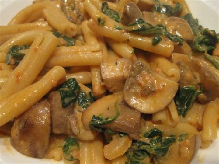 Pasta with Mushrooms - Celebrating Sweets