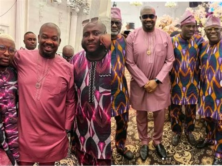 
Photos: Celebrities Rally Round Don Jazzy As Buries Late Mum In Style 