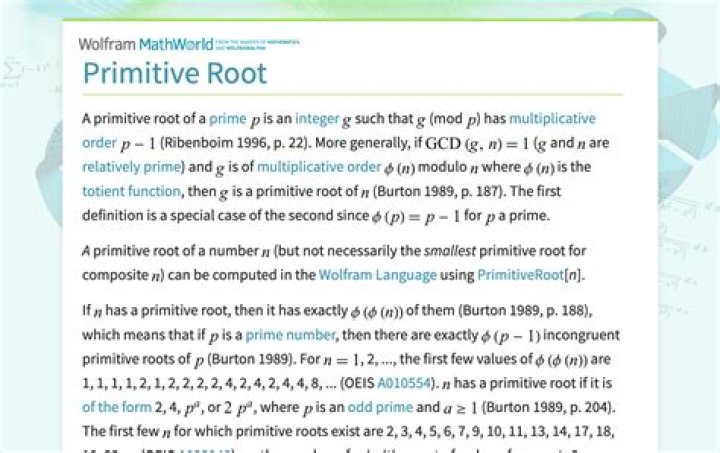 Primitive Root Calculator Video