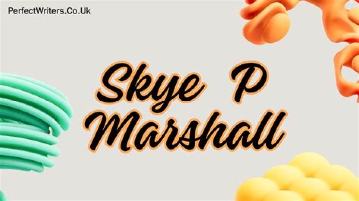 Skye P. Marshall Net Worth
