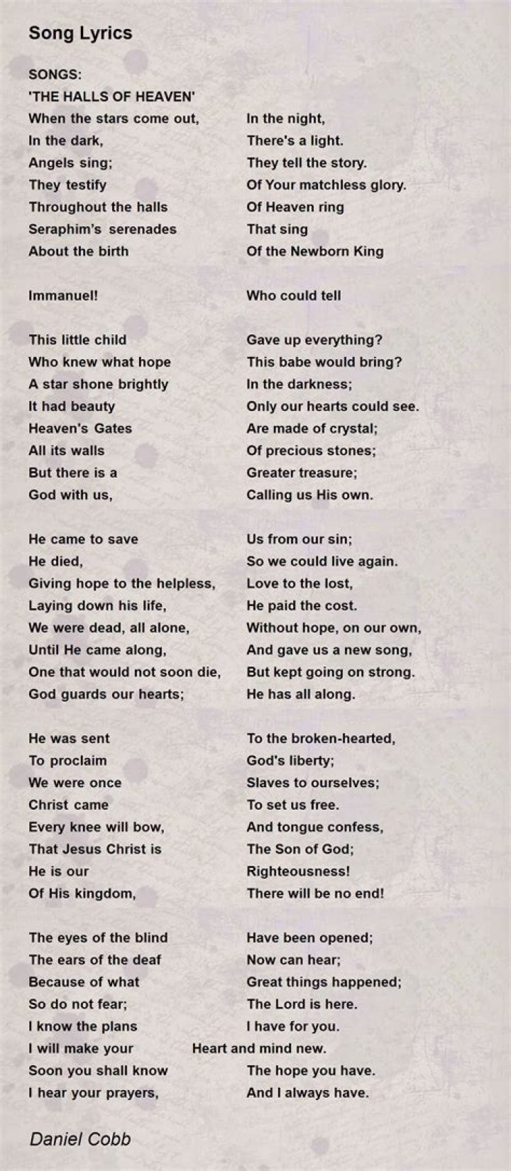U2’s
Grace Lyrics